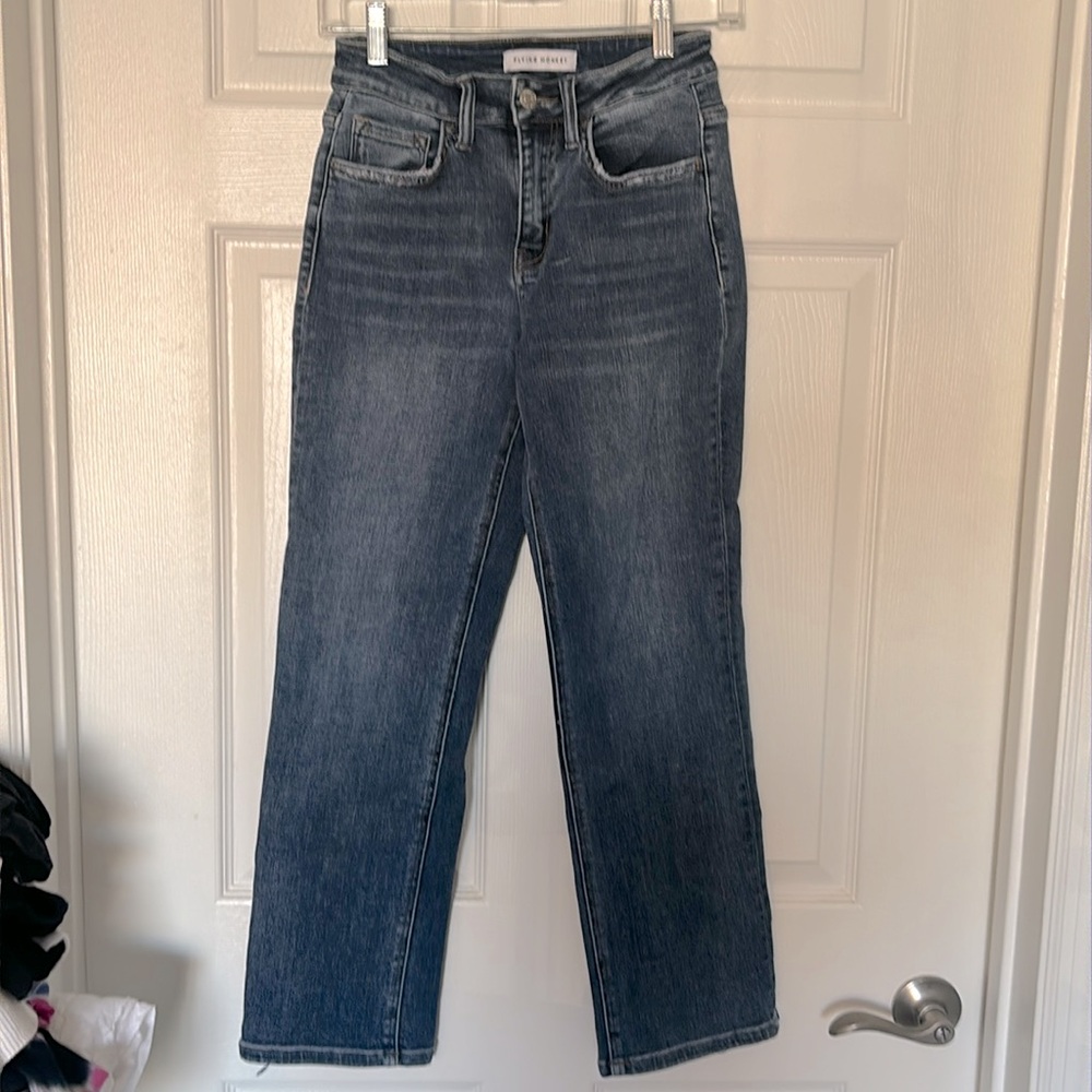 Flying Monkey “Stay Together” high rise ankle jeans size 24